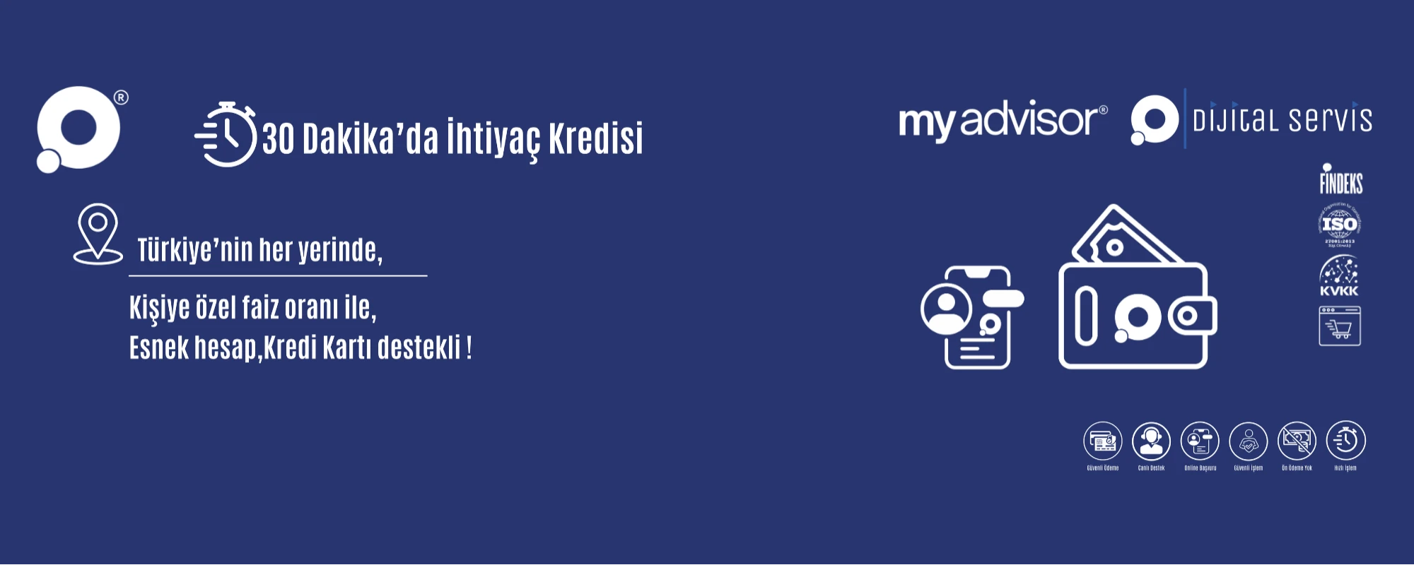 30 Dakika'da İhtiyaç Kredisi
